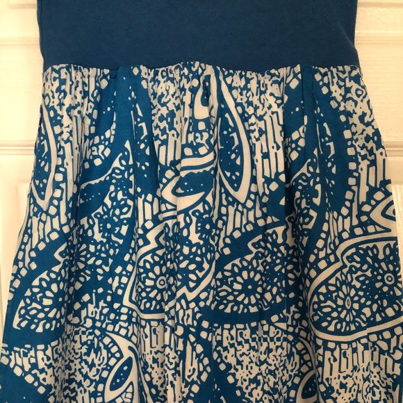 Club Monaco 2-in-1 Blue/White Maxi Skirt/Dress SzS - Picture 2 of 3